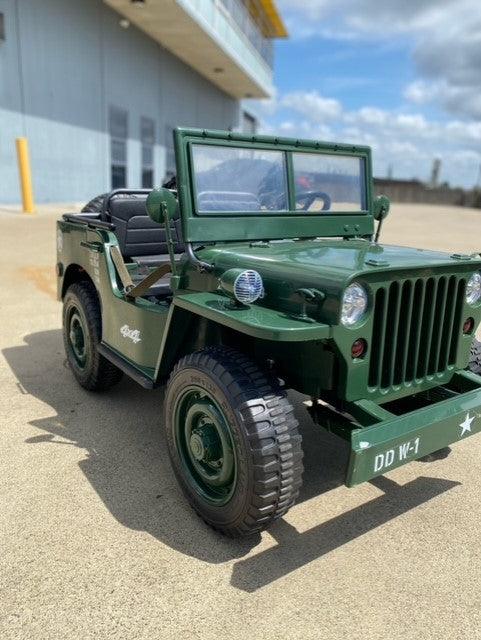 480 W 24 V 4WD JEEP VITACCI KIDS RIDE ON CAR GREEN