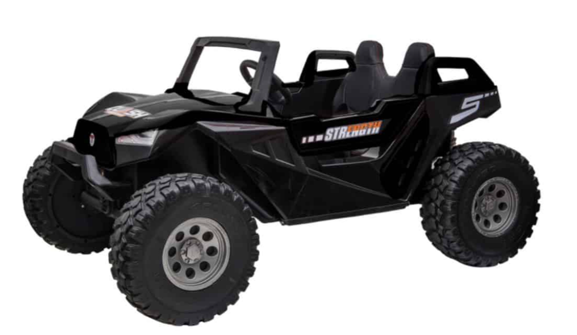 24V 600W 4WD BEACH BUGGY DUNE CAR ON RIDE BLACK