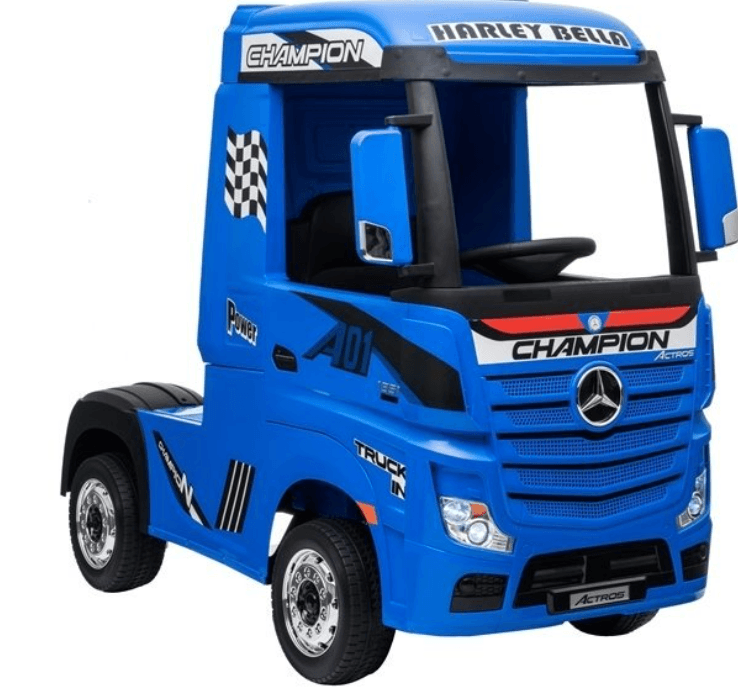 24V LICENSED MERCEDES ACTROS KIDS TRUCK BLUE