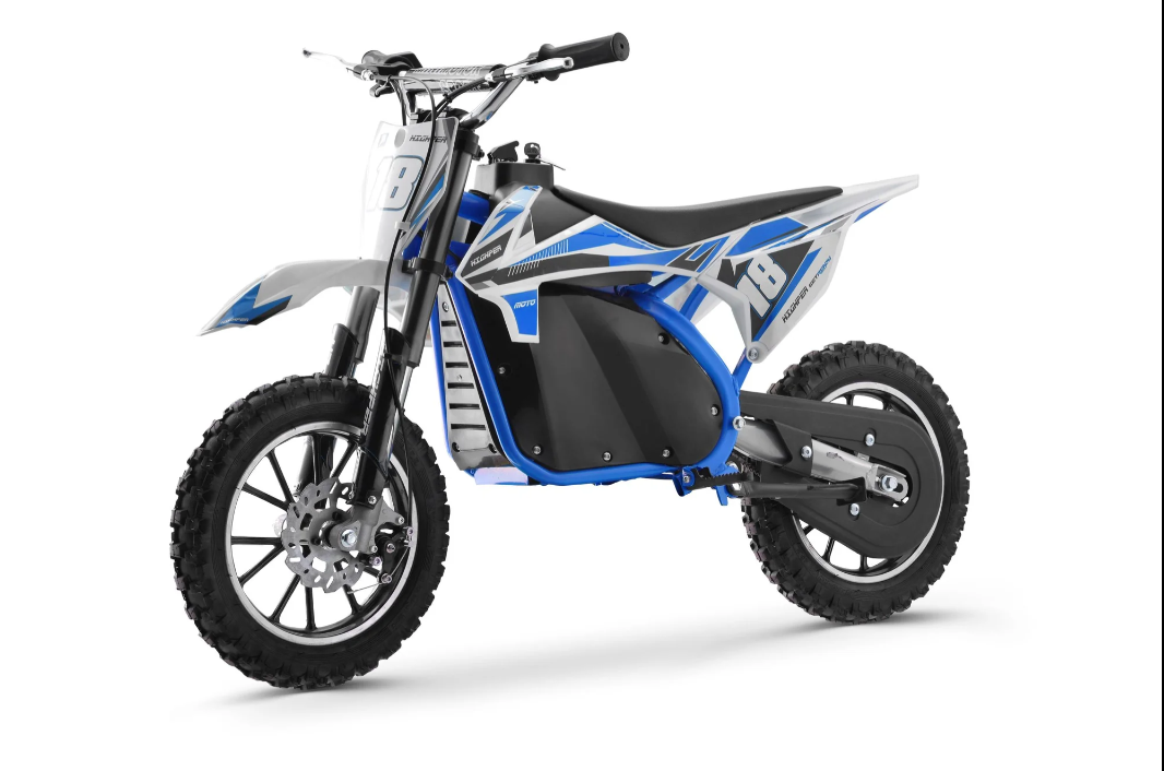 36V 500W DIRT BIKE RIDE ON BIKE BLUE