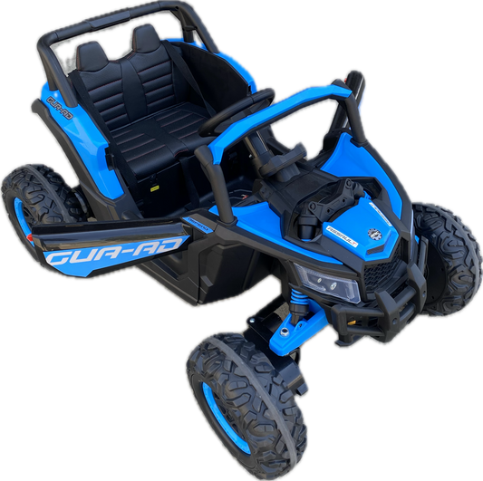 12V 4WD BEACH BUGGY UTV MX 613 CAR FOR KIDS BLUE