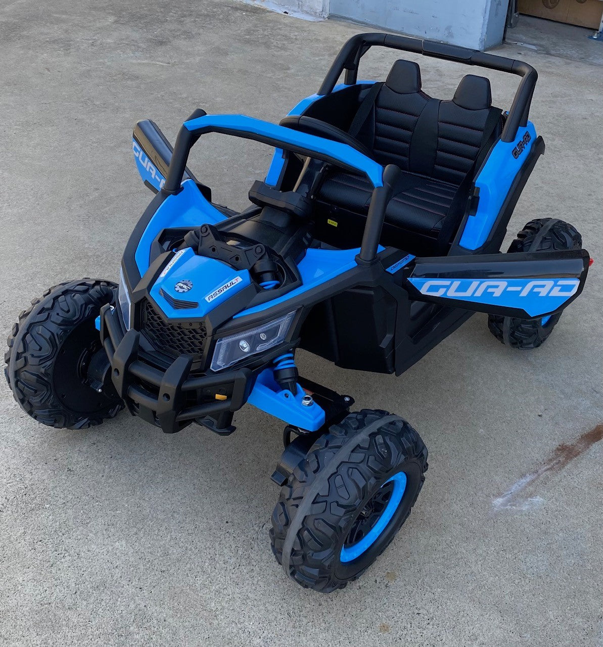 12V 4WD BEACH BUGGY UTV MX 613 CAR FOR KIDS BLUE