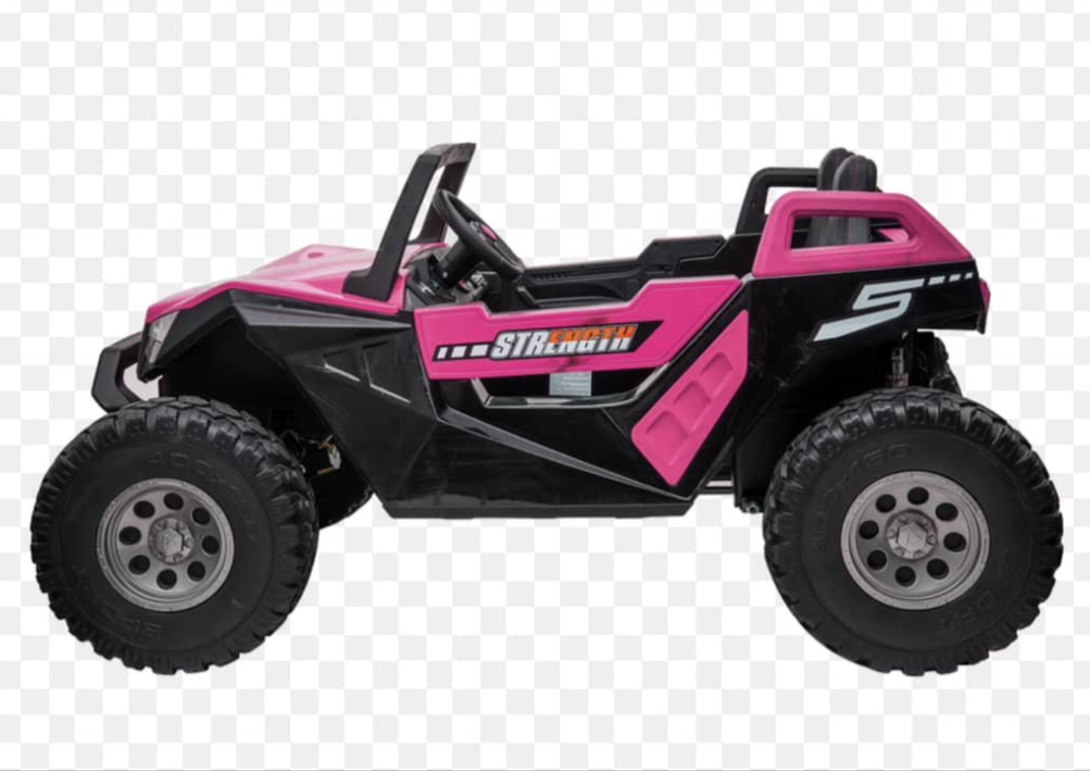 24V 600W 4WD BEACH BUGGY DUNE CAR FOR KIDS PINK