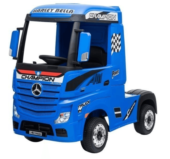 24V LICENSED MERCEDES ACTROS KIDS TRUCK BLUE