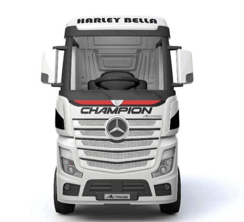 24 V LICENSED MERCEDES ACTROS KIDS TRUCK WHITE