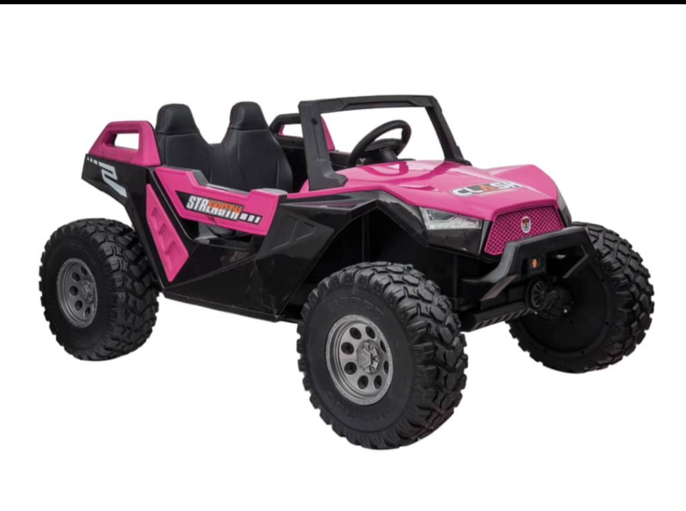 24V 600W 4WD BEACH BUGGY DUNE CAR FOR KIDS PINK