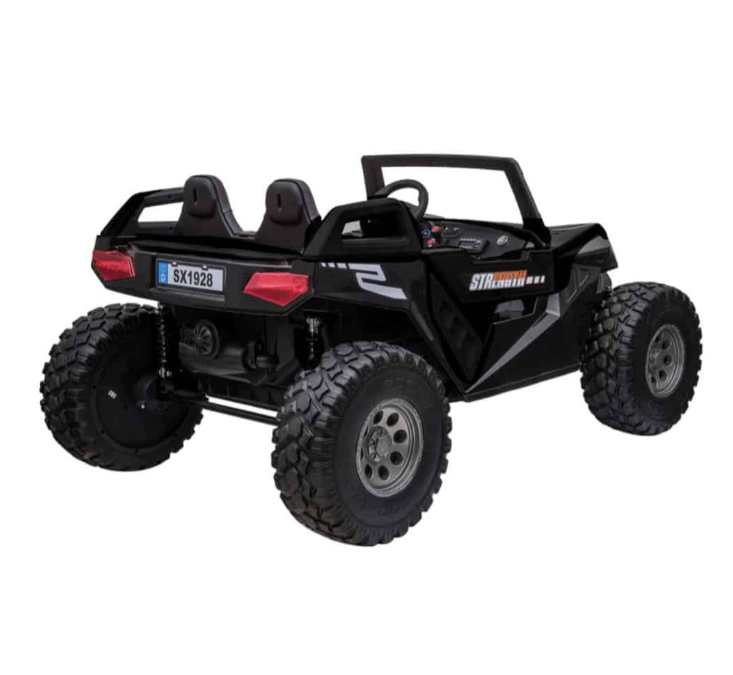 24V 600W 4WD BEACH BUGGY DUNE CAR ON RIDE BLACK