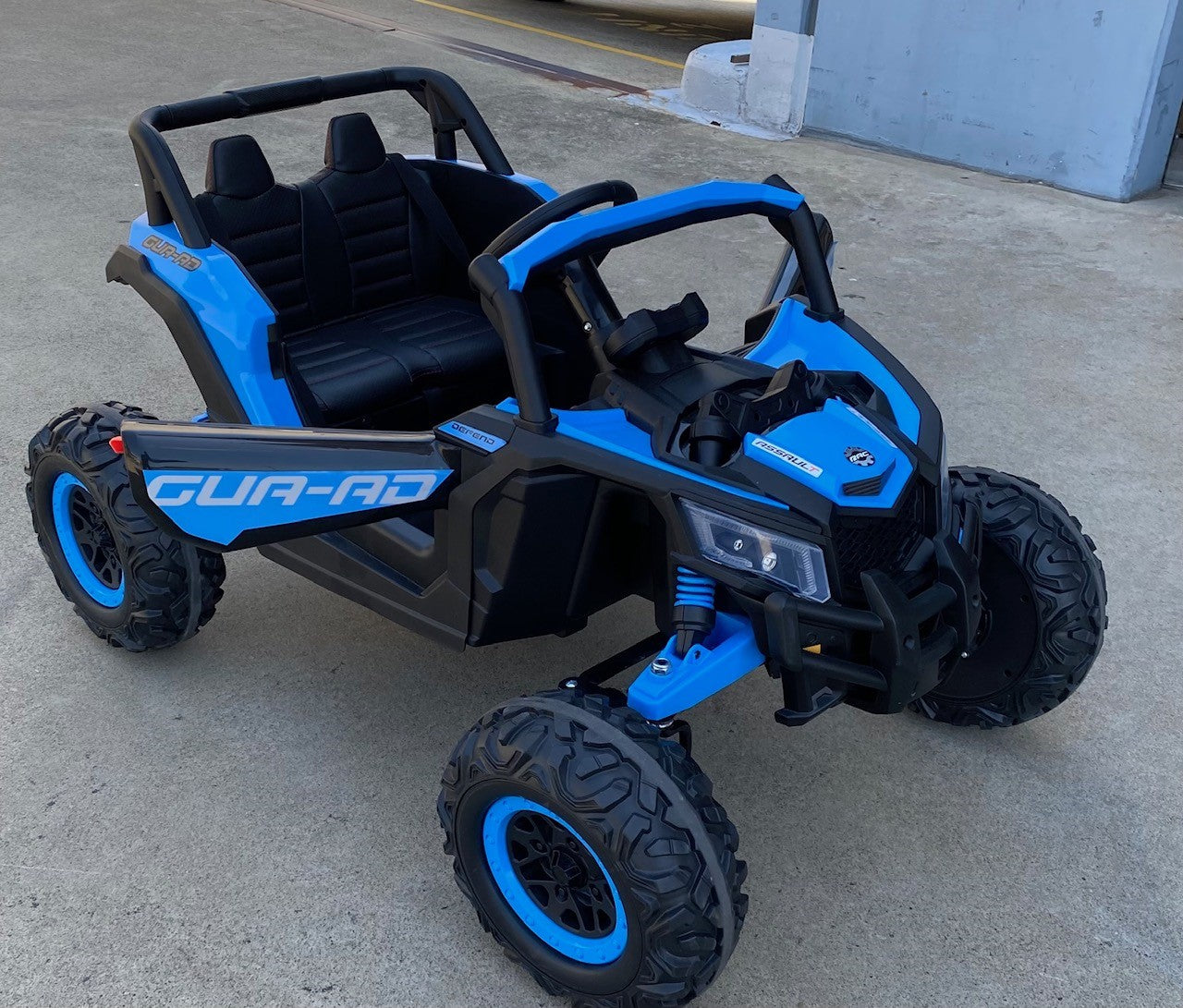 12V 4WD BEACH BUGGY UTV MX 613 CAR FOR KIDS BLUE