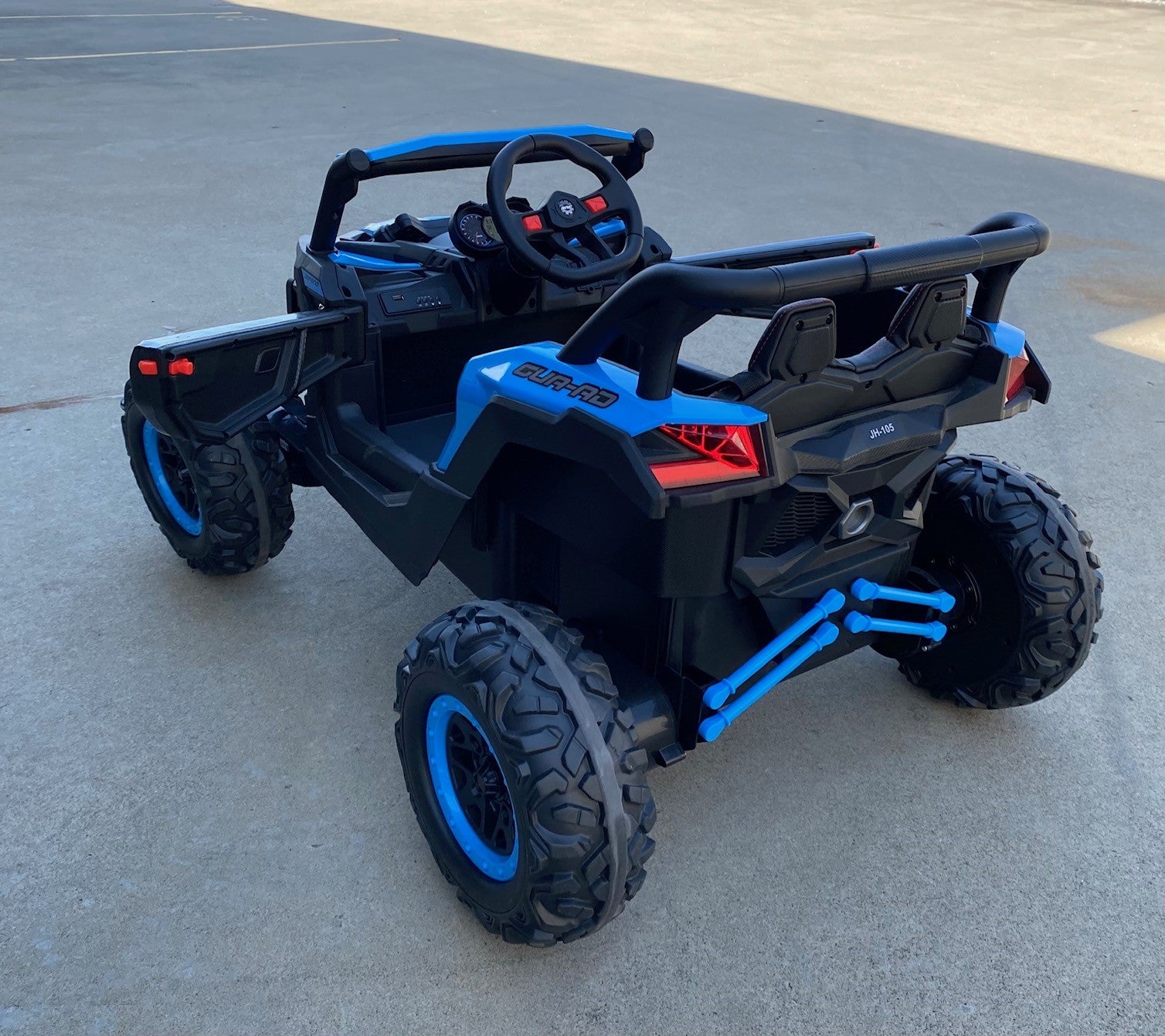 12V 4WD BEACH BUGGY UTV MX 613 CAR FOR KIDS BLUE