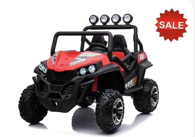 400 W 24 V BEACH BUGGY S-2588 KIDS CAR RED