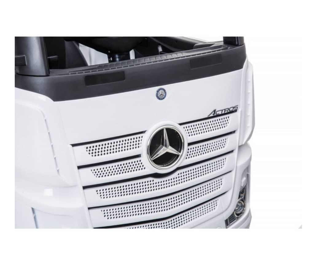 24 V LICENSED MERCEDES ACTROS KIDS TRUCK WHITE