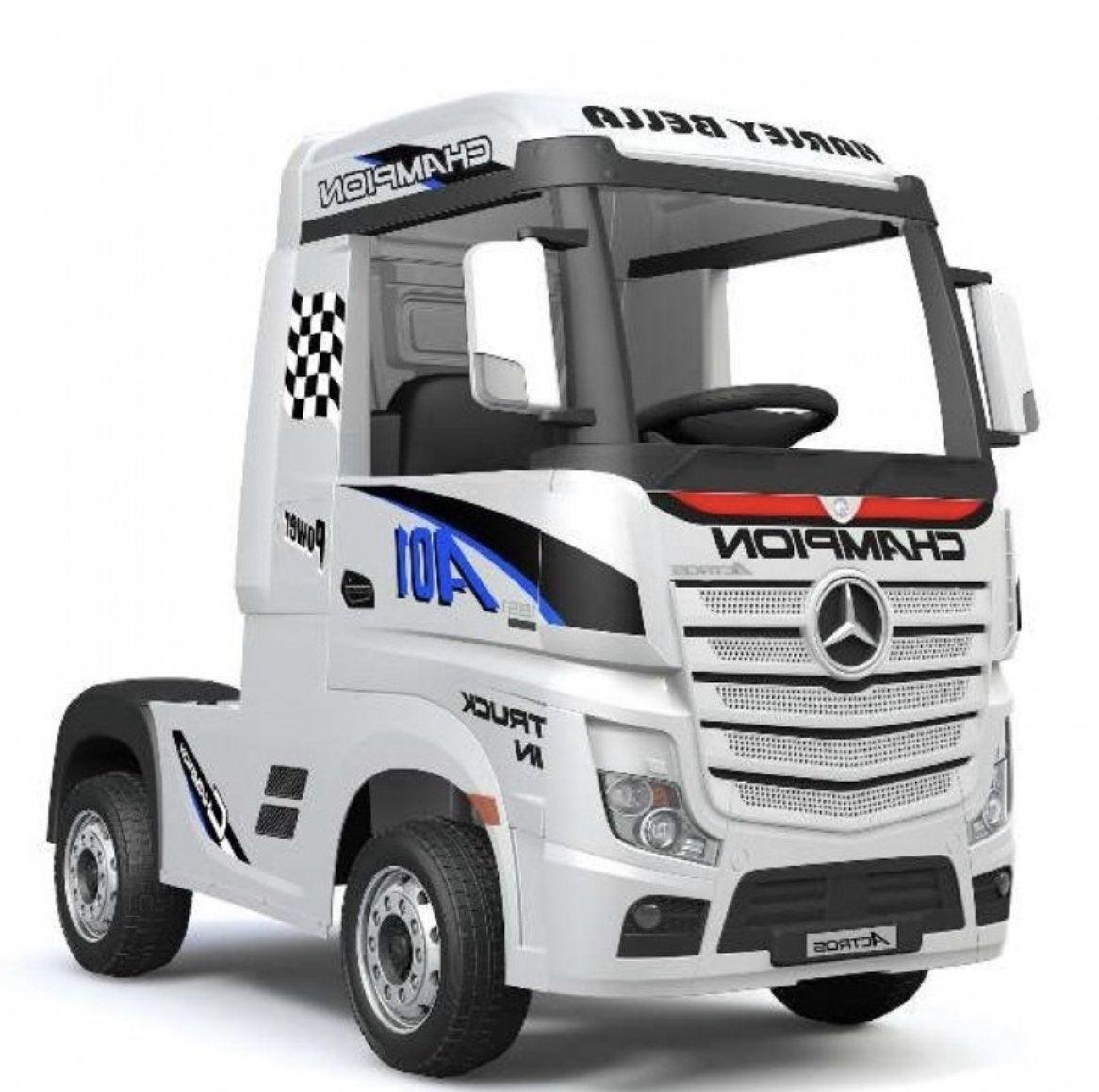 24 V LICENSED MERCEDES ACTROS KIDS TRUCK WHITE