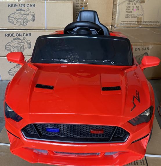 Ford Mustang Electric 12V Ride On Car - Red