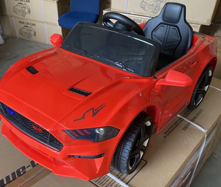 Ford Mustang Electric 12V Ride On Car - Red