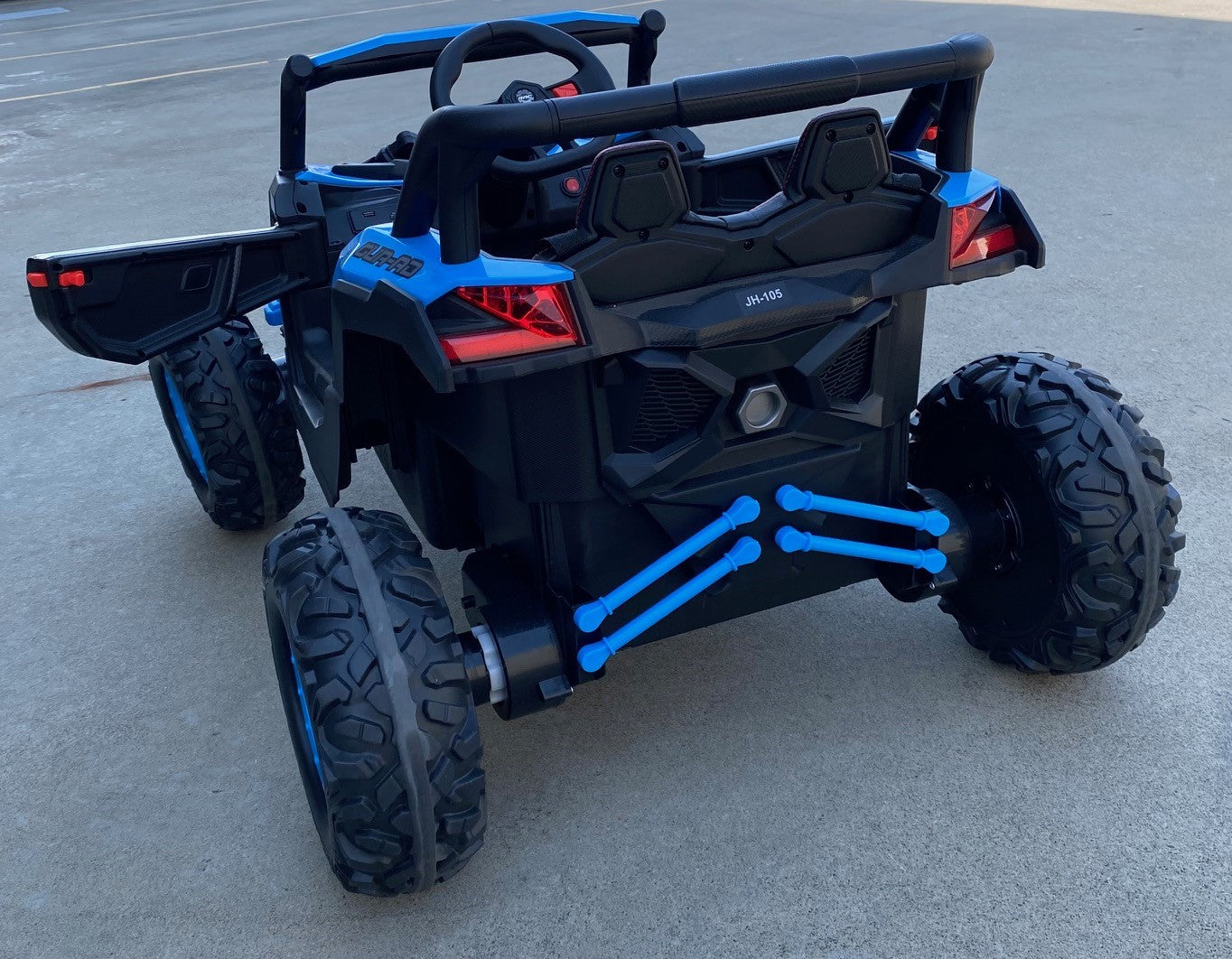 12V 4WD BEACH BUGGY UTV MX 613 CAR FOR KIDS BLUE